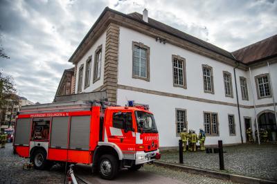 Esslingen: Brand im Untergeschoss des Amtsgerichts